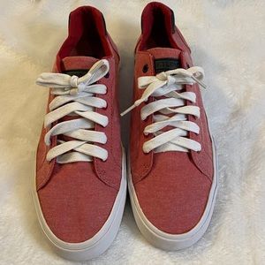 Tommy Hilfiger red sneakers size 8 1/2.